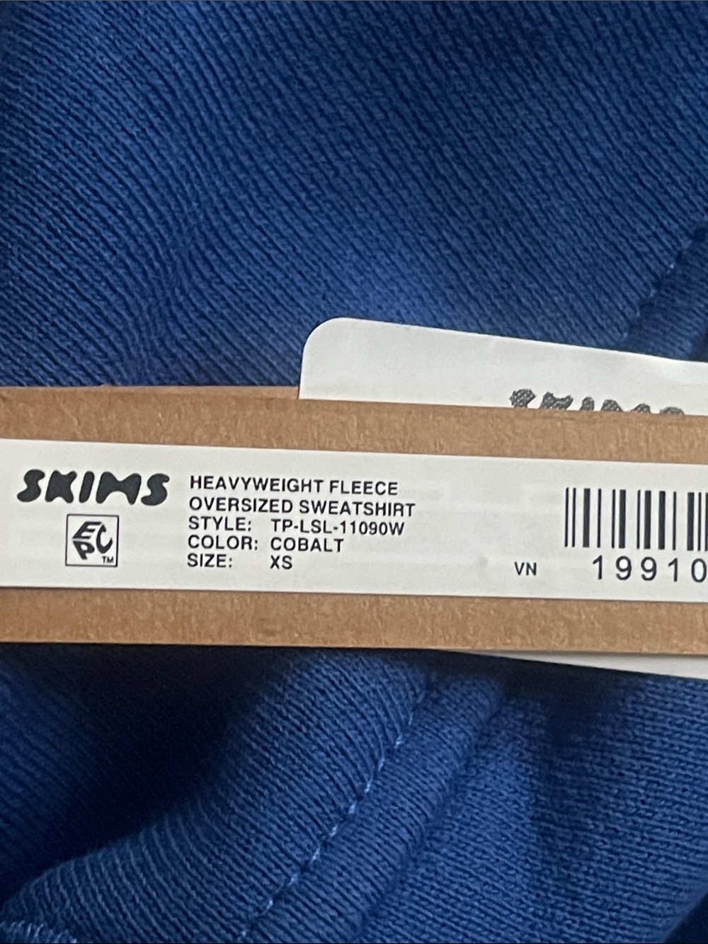 Skims heavyweight fleece sweatshirt - Picture 8 of 9